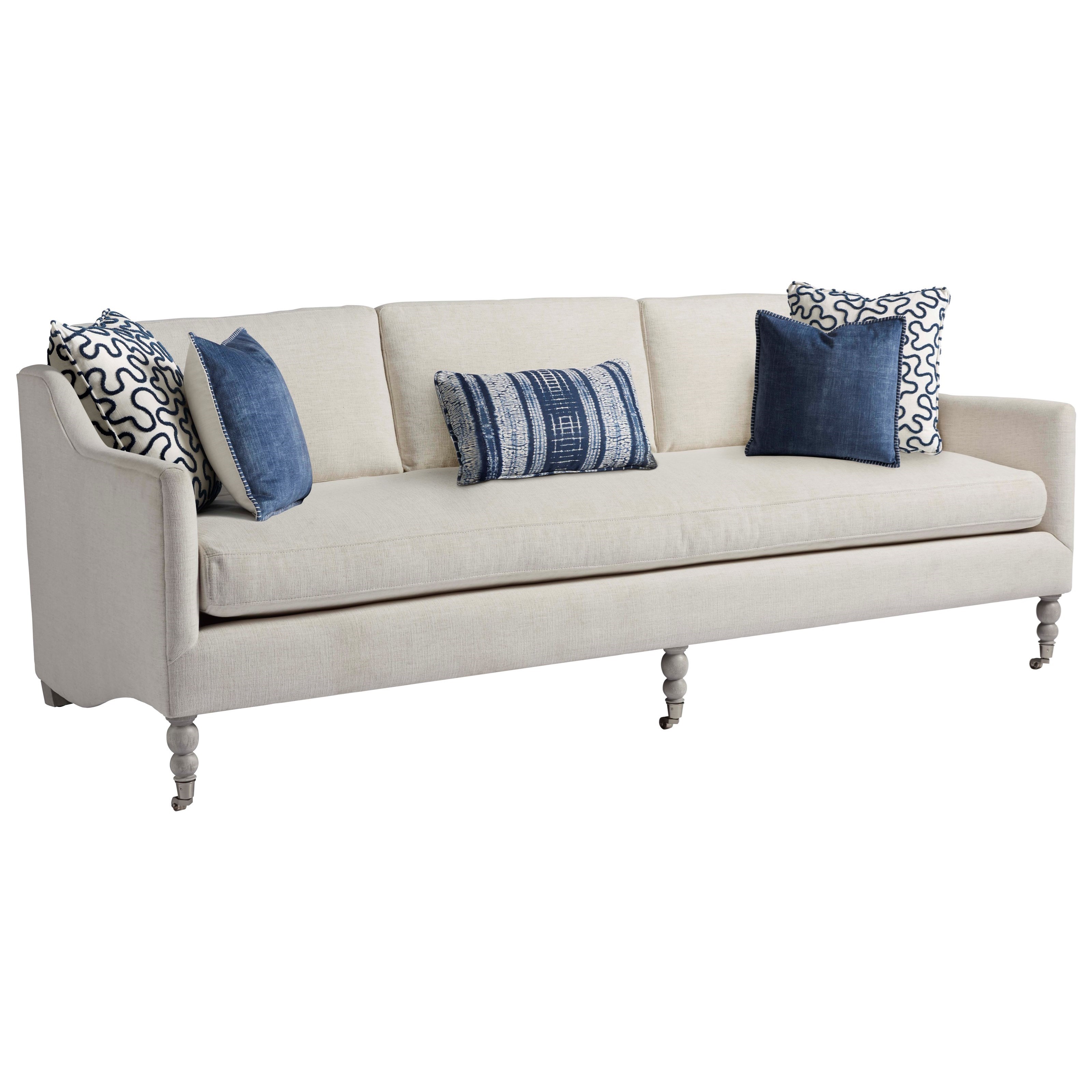 Universal EscapeCoastal Living Home Collection Kiawah Sofa with Turned